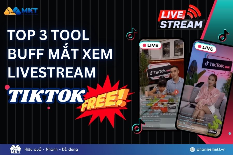 Buff mắt xem live TikTok free