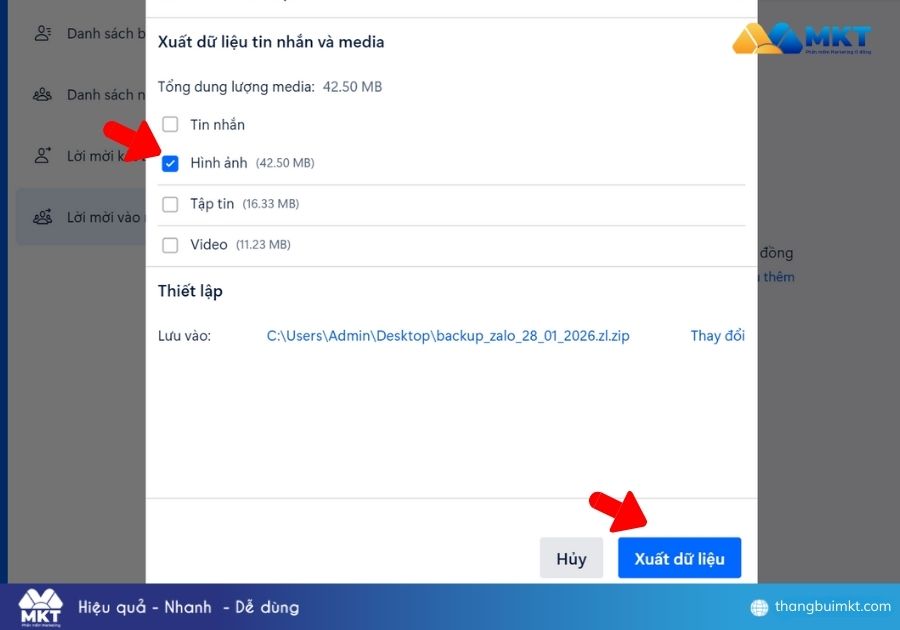 Cách khôi phục ảnh trên Zalo bị quá hạn