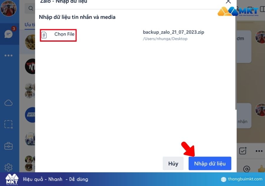 Cách khôi phục ảnh trên Zalo bị quá hạn