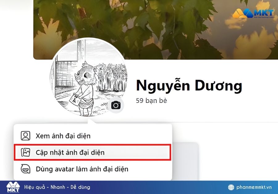thay ảnh đại diện Facebook không ai biết
